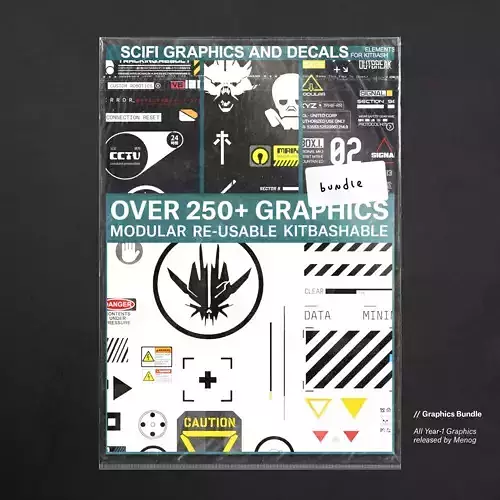 Ultimate Sci-fi Decals Bundle Texture Ultimate Sci-fi Decals Bundle Texture