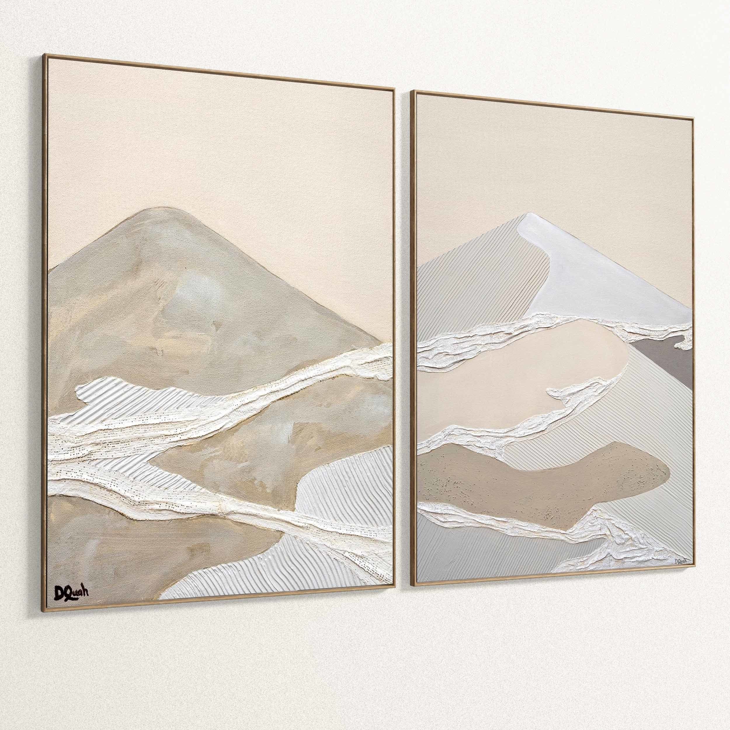 Plaster Two Photo Frame 295 Low-poly 3D model_3