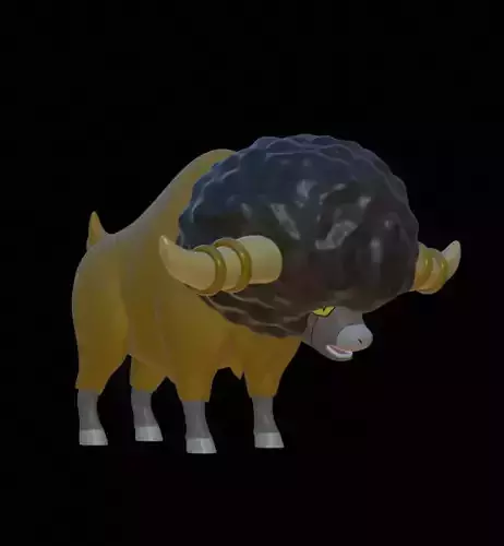 BOUFFALANT BUFFRON POKEMON 3D print model