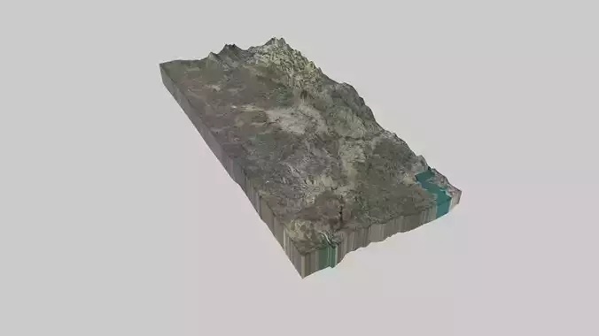 Fes City Low-poly 3D model