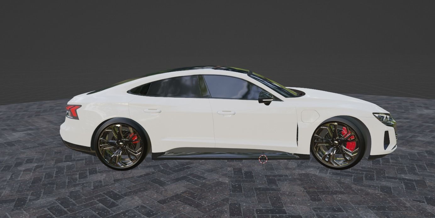 Audi e-Tron 3D model_3