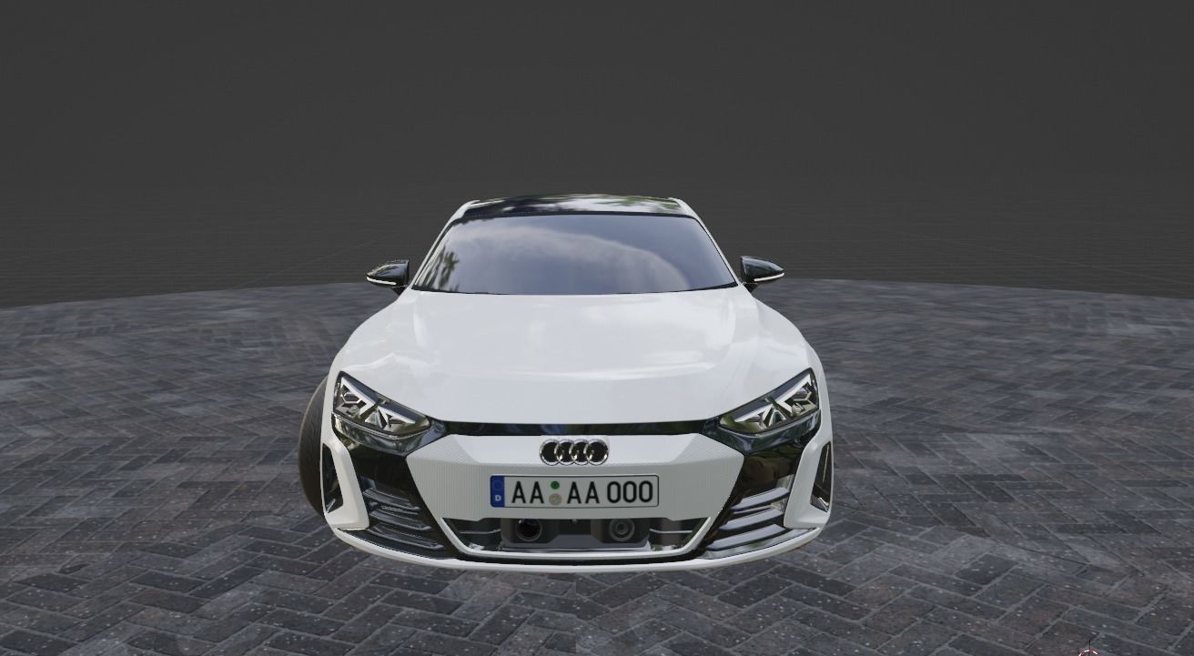 Audi e-Tron 3D model_1