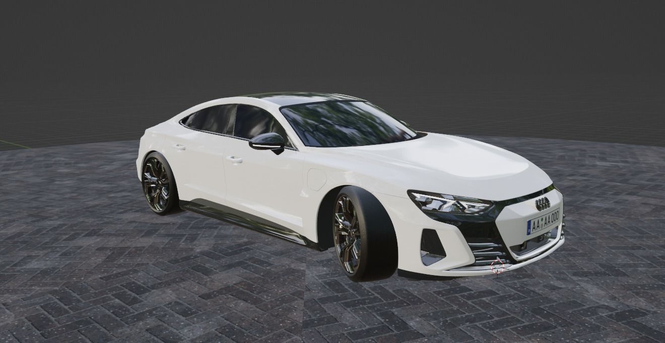 Audi e-Tron 3D model_2