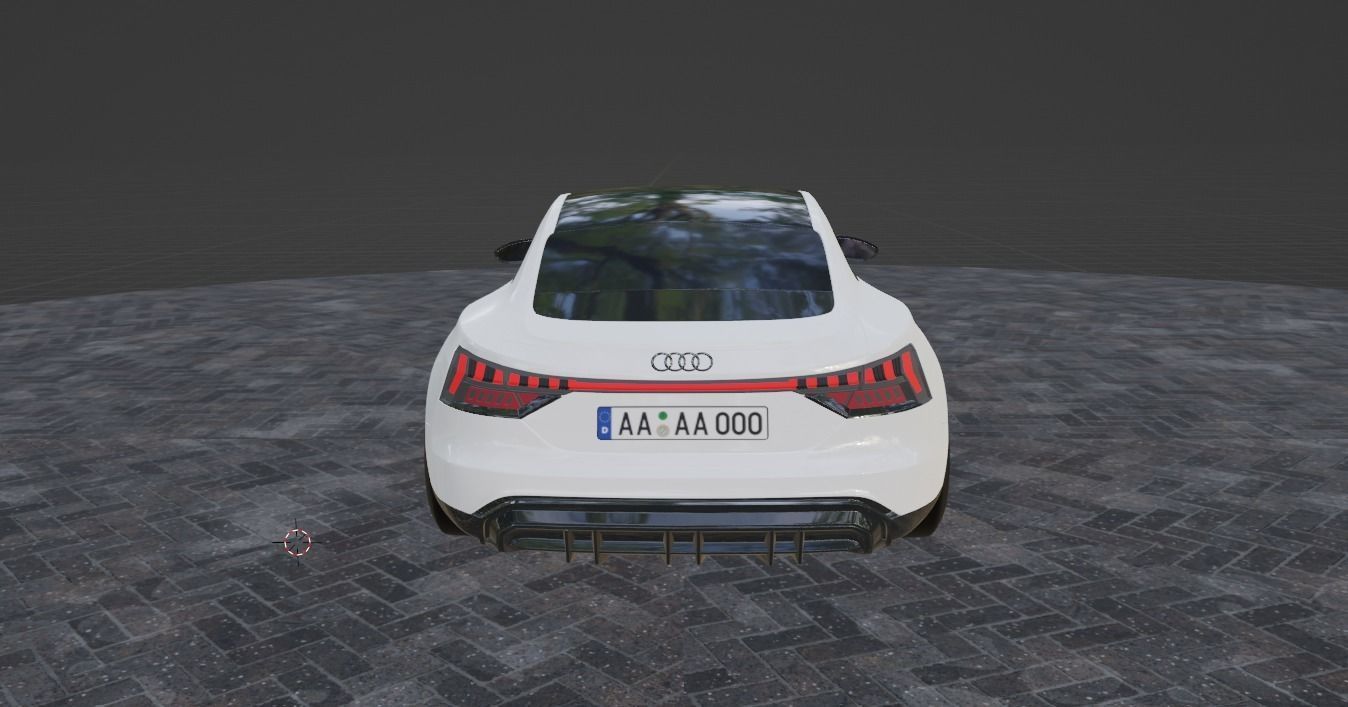 Audi e-Tron 3D model_4