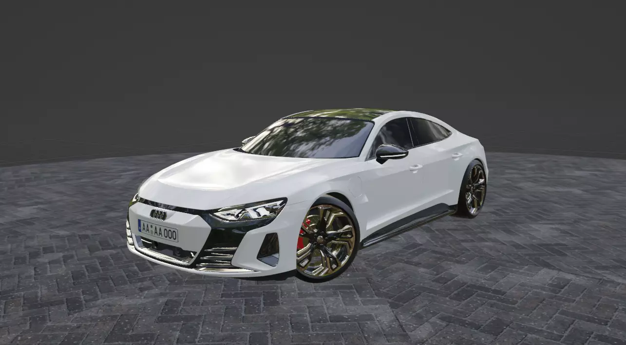 Audi e-Tron 3D model_0