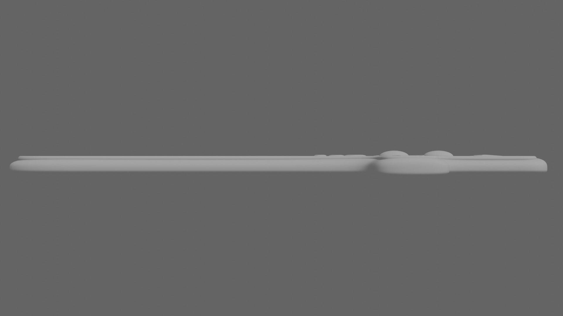 Gingerbread Sword Prop 3D model CGTrader