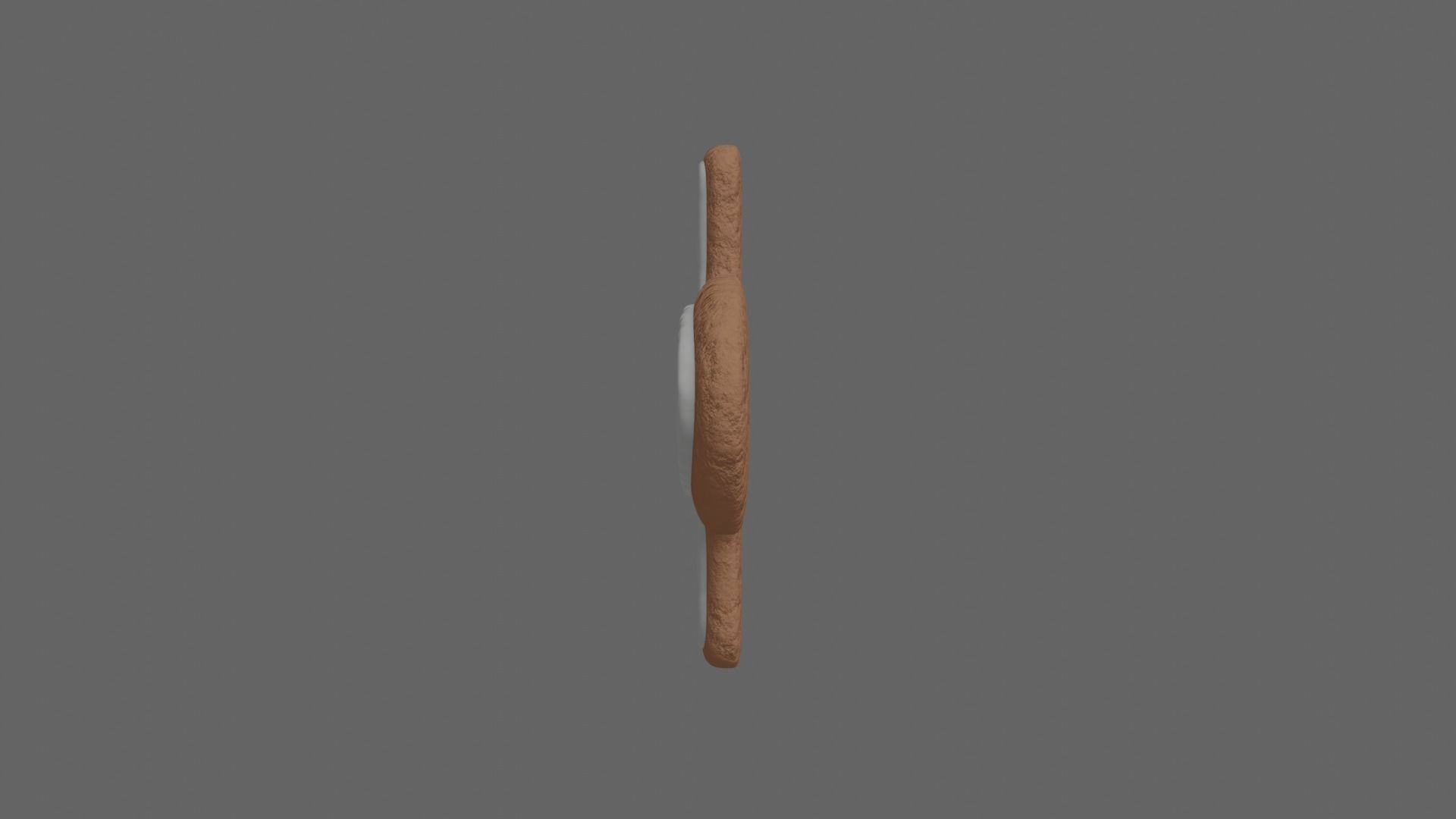 Gingerbread Sword Prop 3D model CGTrader