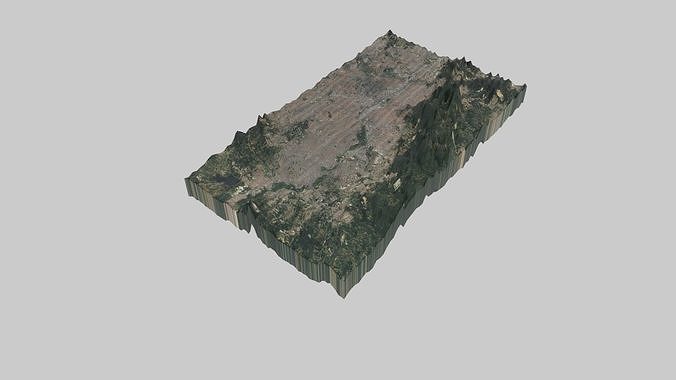 Guarulhos City Low-poly 3D model