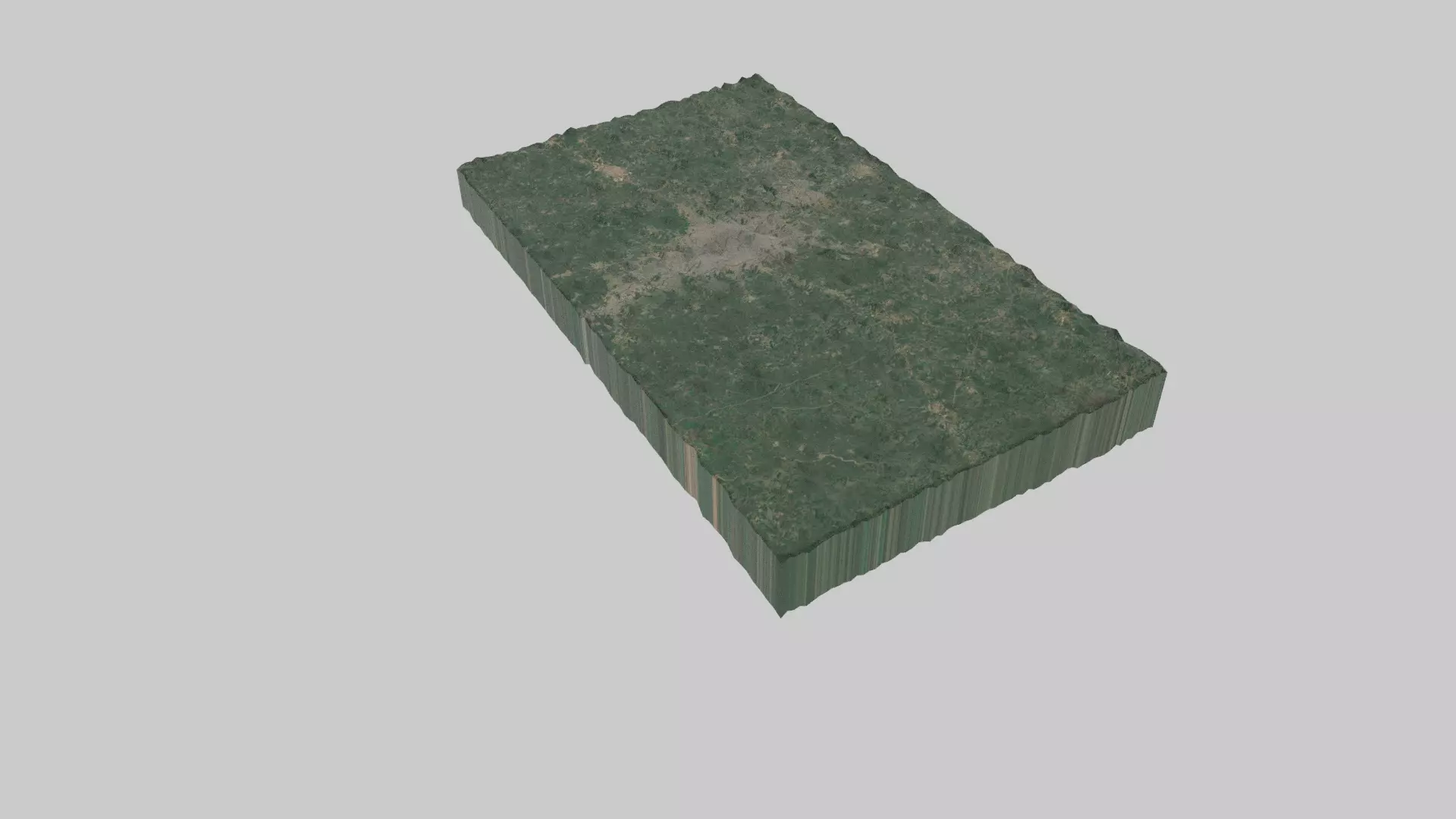 Gujranwala City Low-poly 3D model_0