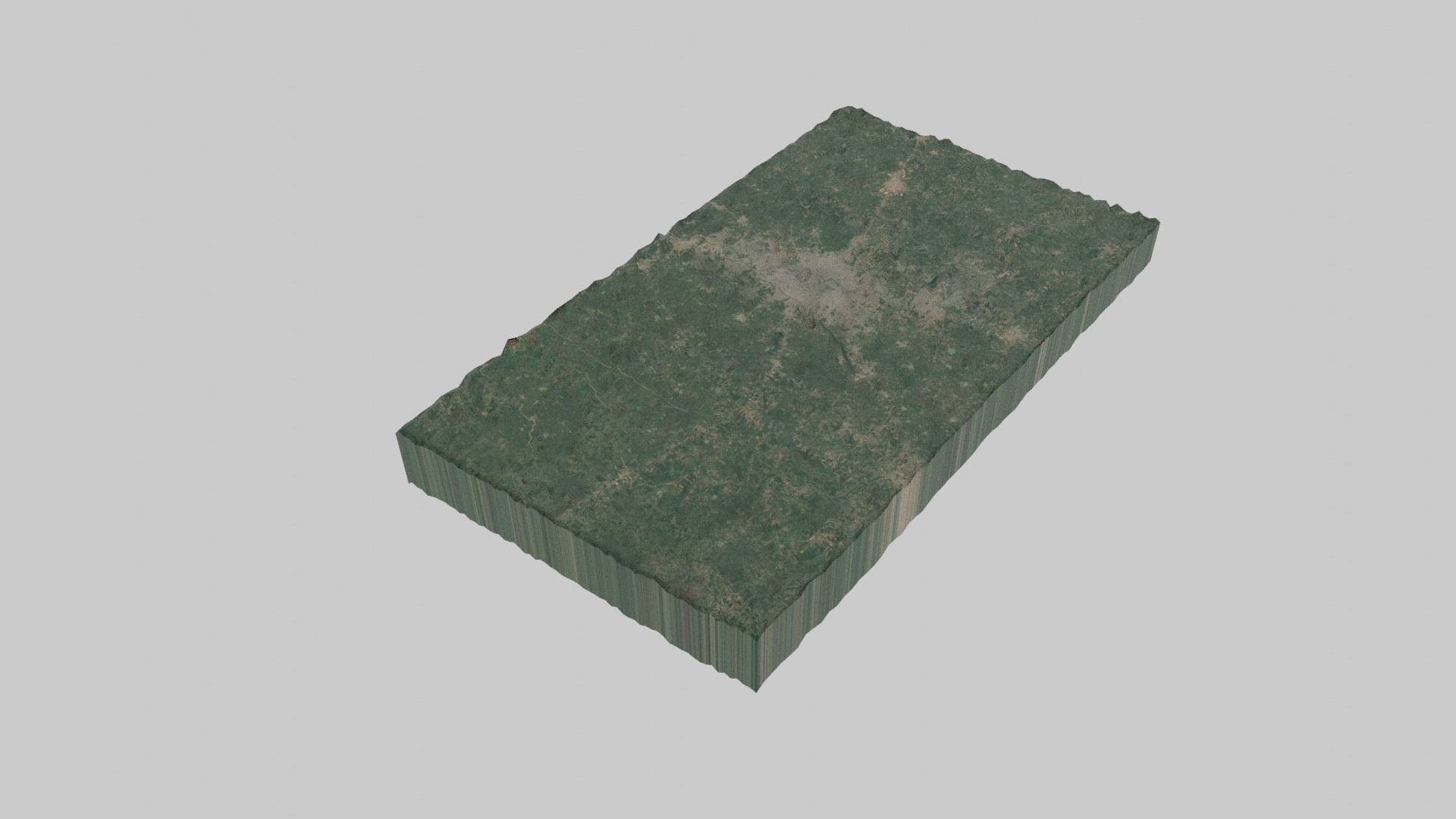 Gujranwala City Low-poly 3D model_1