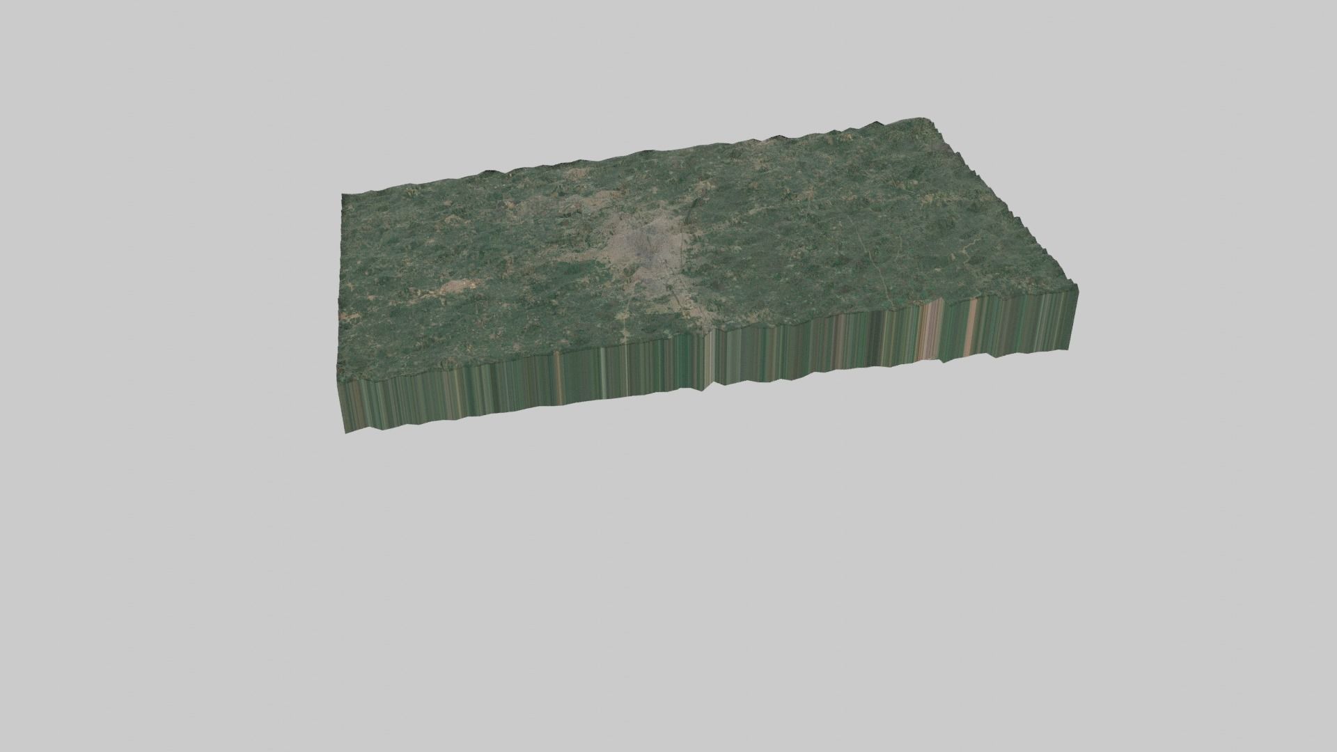 Gujranwala City Low-poly 3D model_7