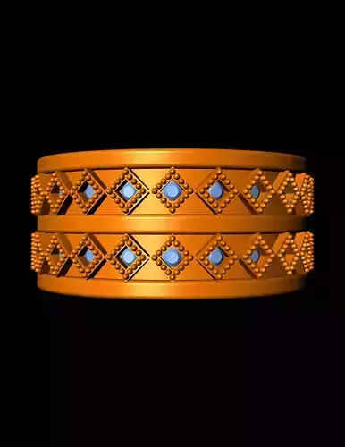 Diamond Solitaire Ring Jewellery for Women 3D print model