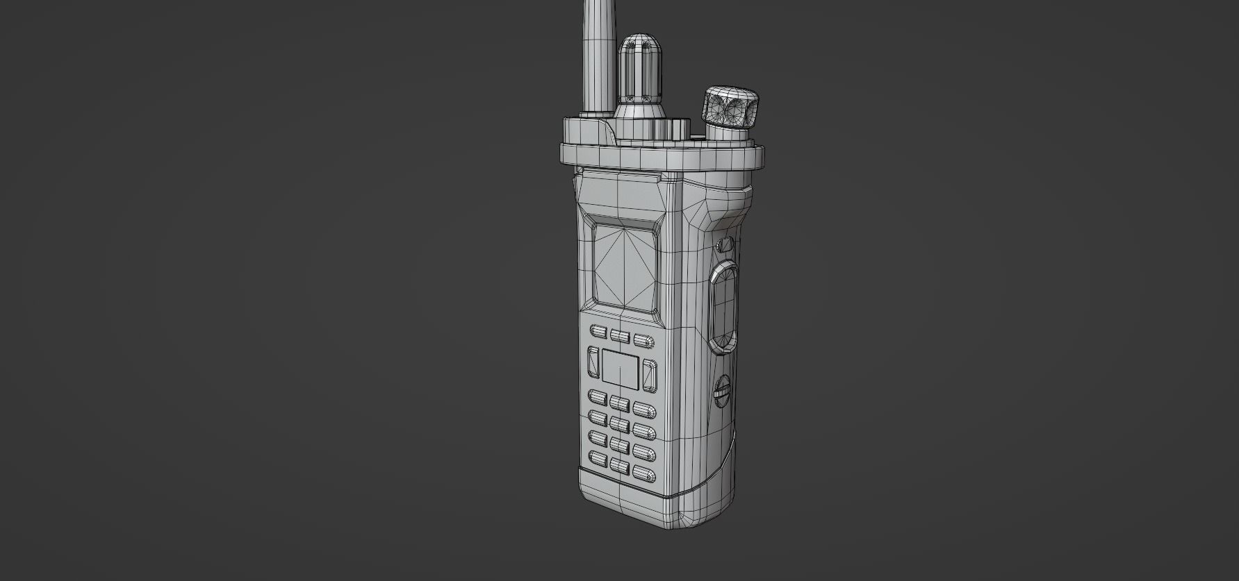 3D model Motorola APX8000XE Radio and strap VR / AR / low-poly