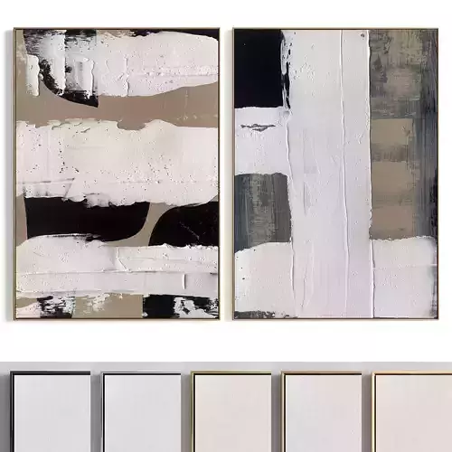 Plaster Two Photo Frame 297