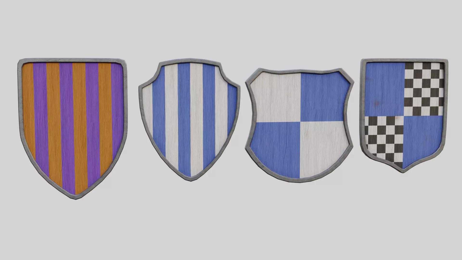 Coat Of Arms Collection 1 Low-poly 3D model_0