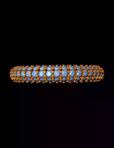 Diamond Solitaire Ring Jewellery for Women 3D print model