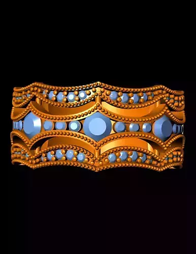 Diamond Solitaire Ring Jewellery for Women 3D print model