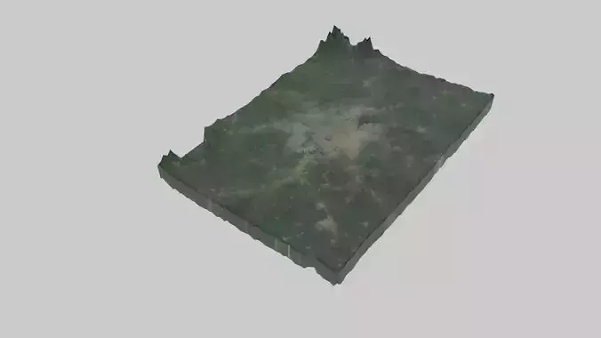 Kumasi City Low-poly 3D model