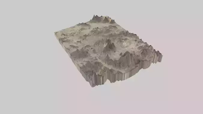 Makkah City Low-poly 3D model