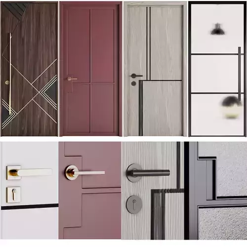 Set Modern Door 03