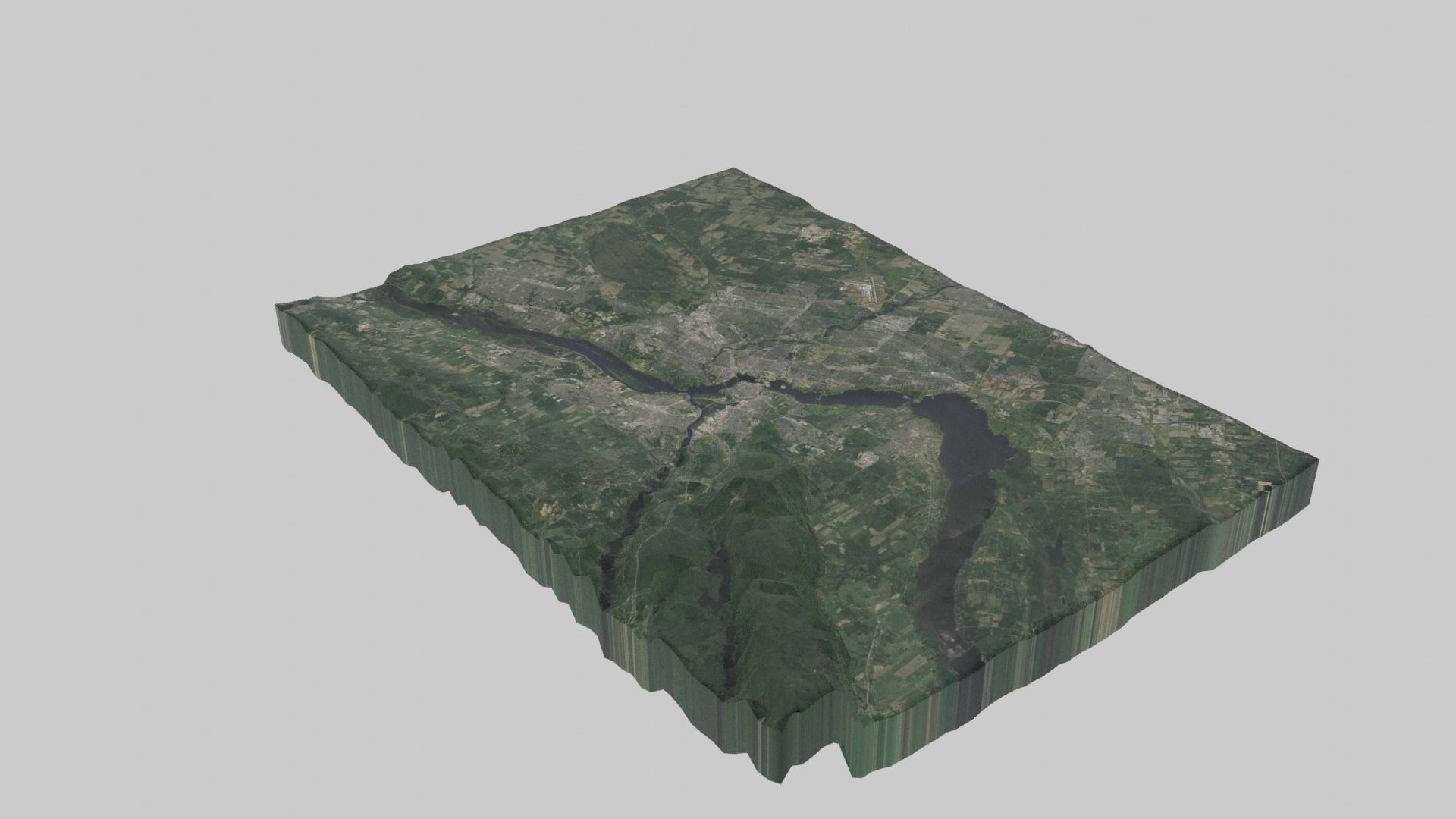 OTTAWA City Low-poly 3D model_5