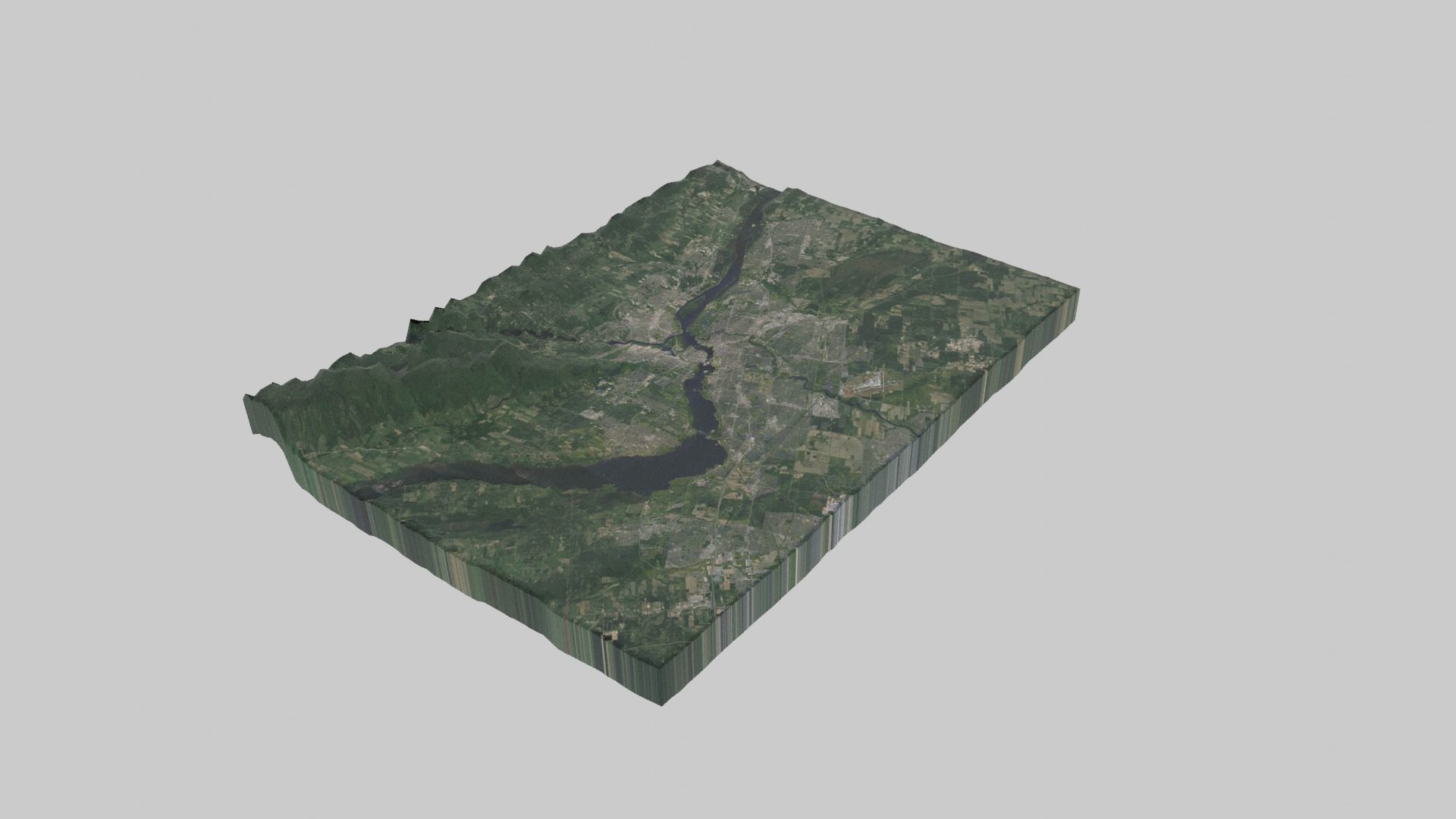 OTTAWA City Low-poly 3D model_6