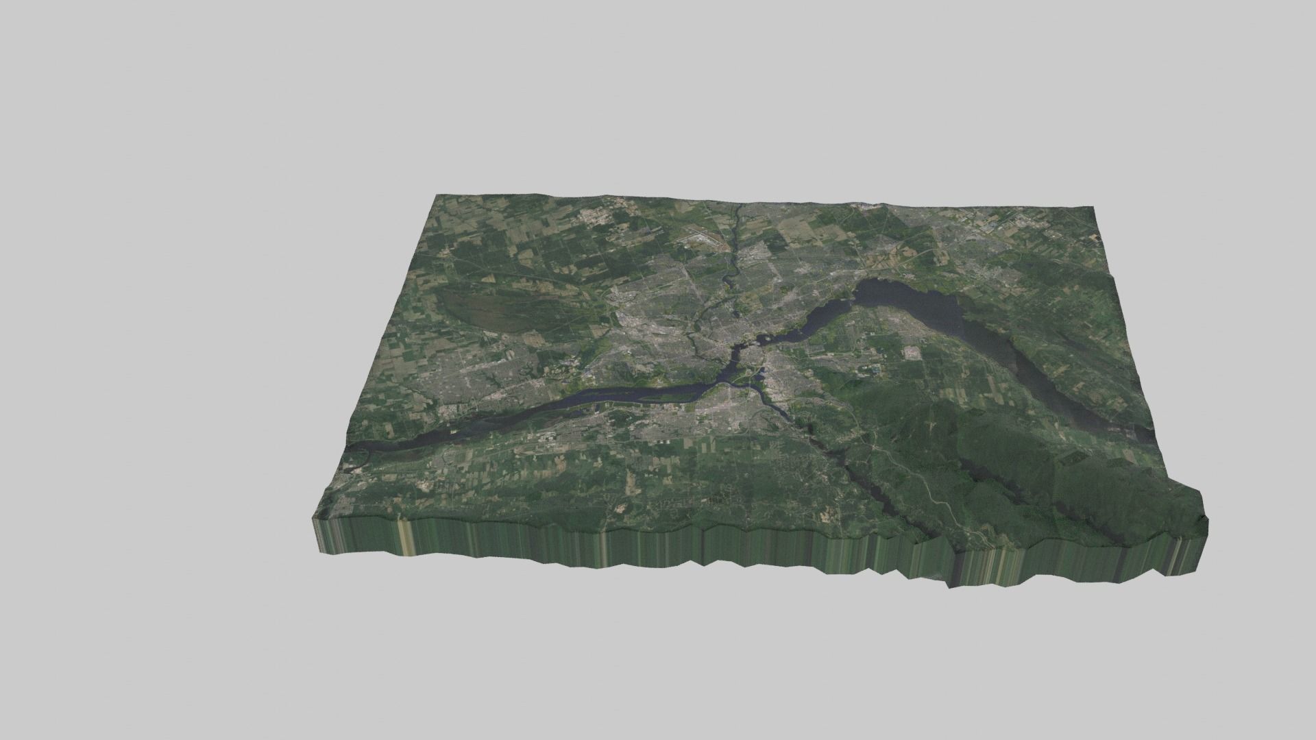 OTTAWA City Low-poly 3D model_4