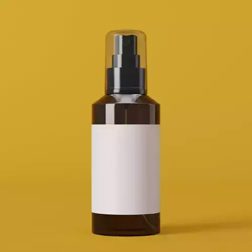 Plastic cosmetic bottle with sprayer 150 ml