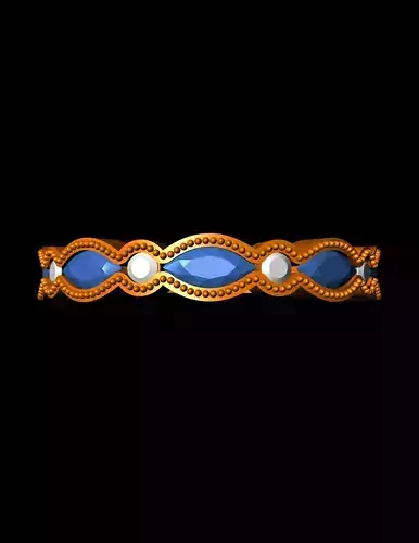 Diamond Solitaire Ring Jewellery for Women 3D print model