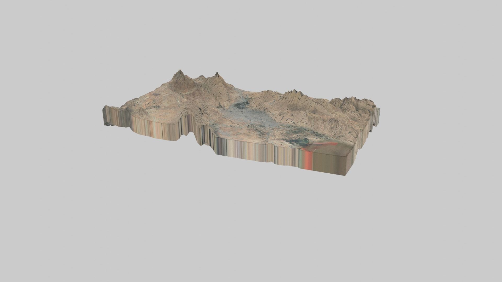Shiraz City Low-poly 3D model_3