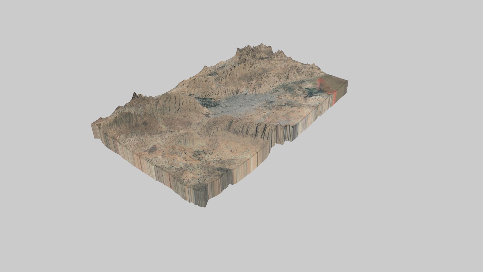 Shiraz City Low-poly 3D model_6