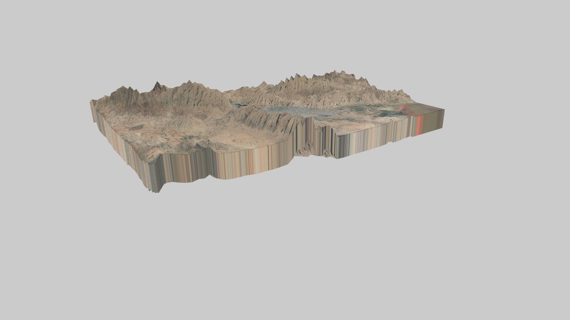 Shiraz City Low-poly 3D model_2
