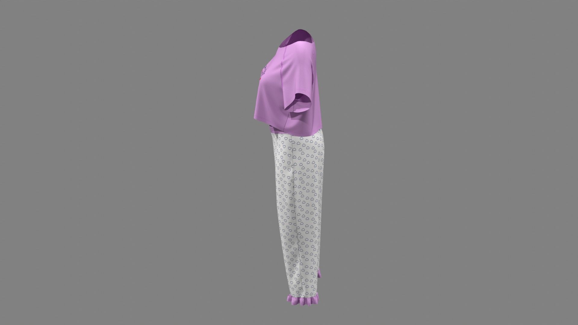 Pyjama 3D model_3