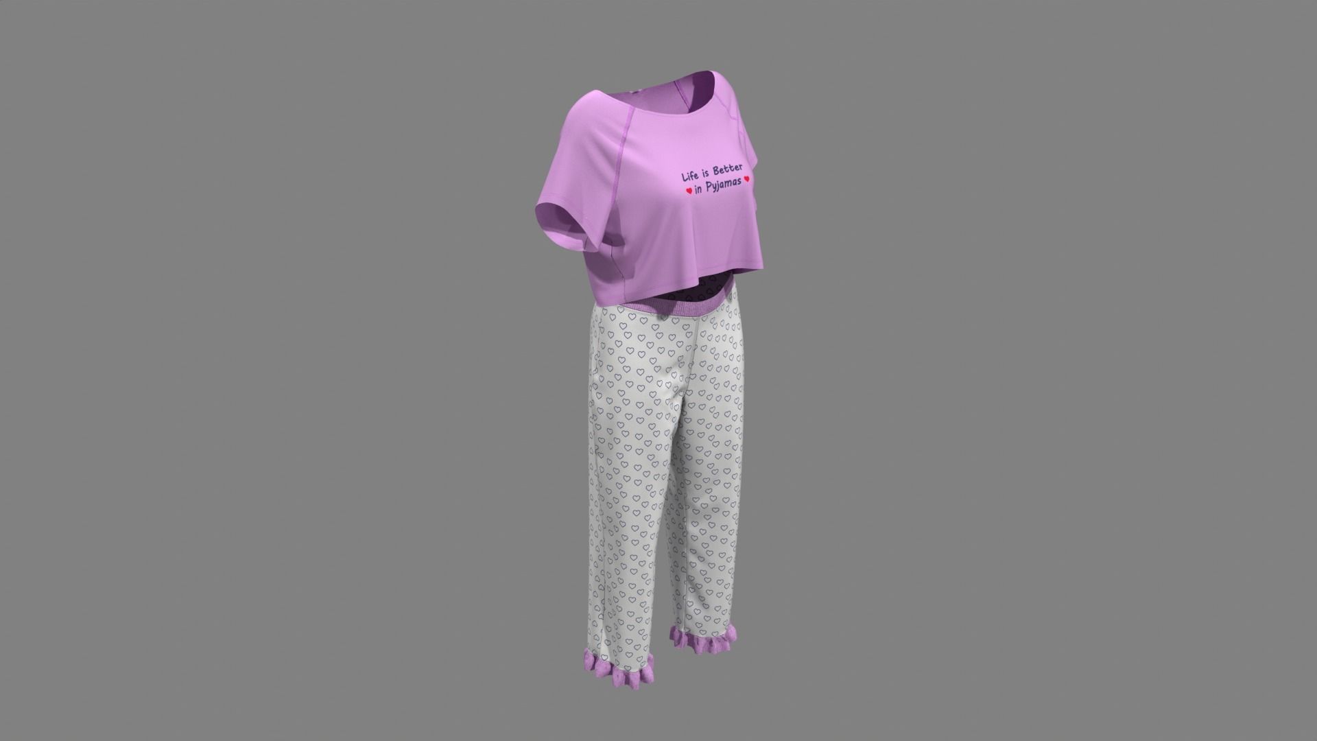 Pyjama 3D model_7