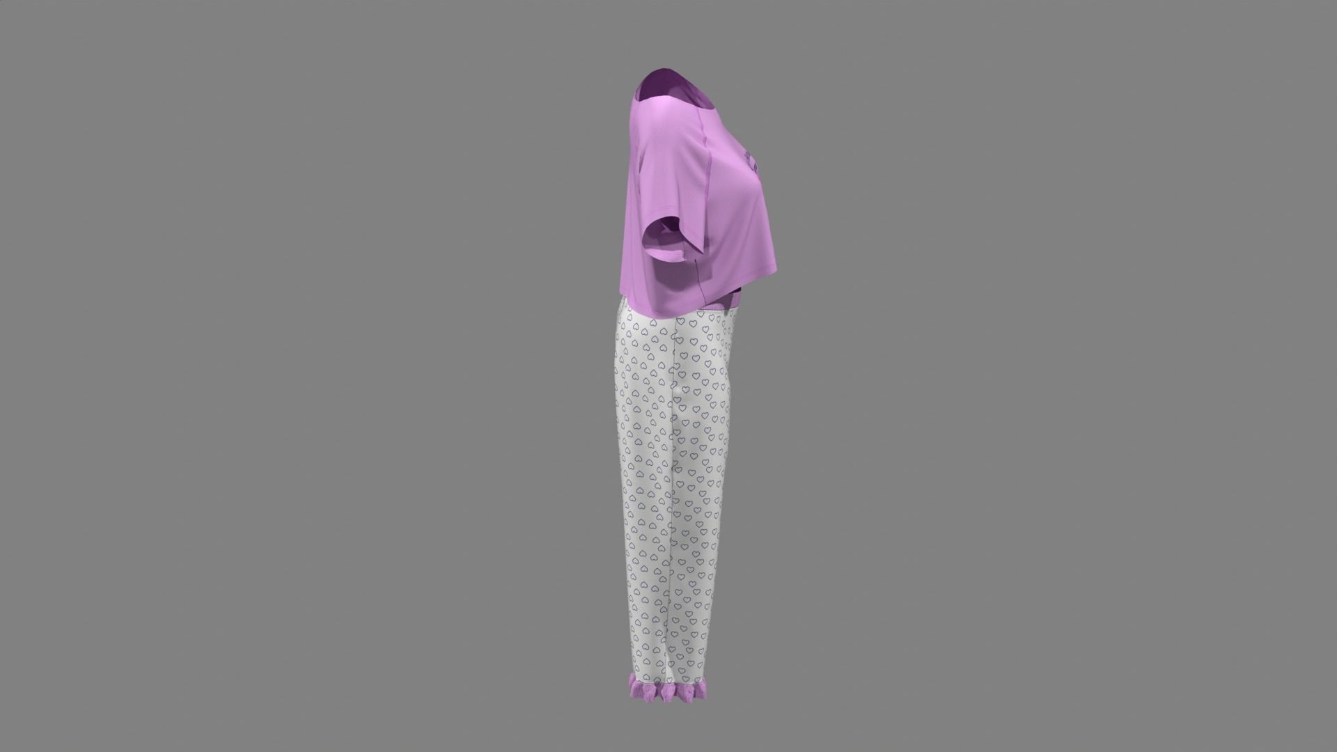 Pyjama 3D model_6