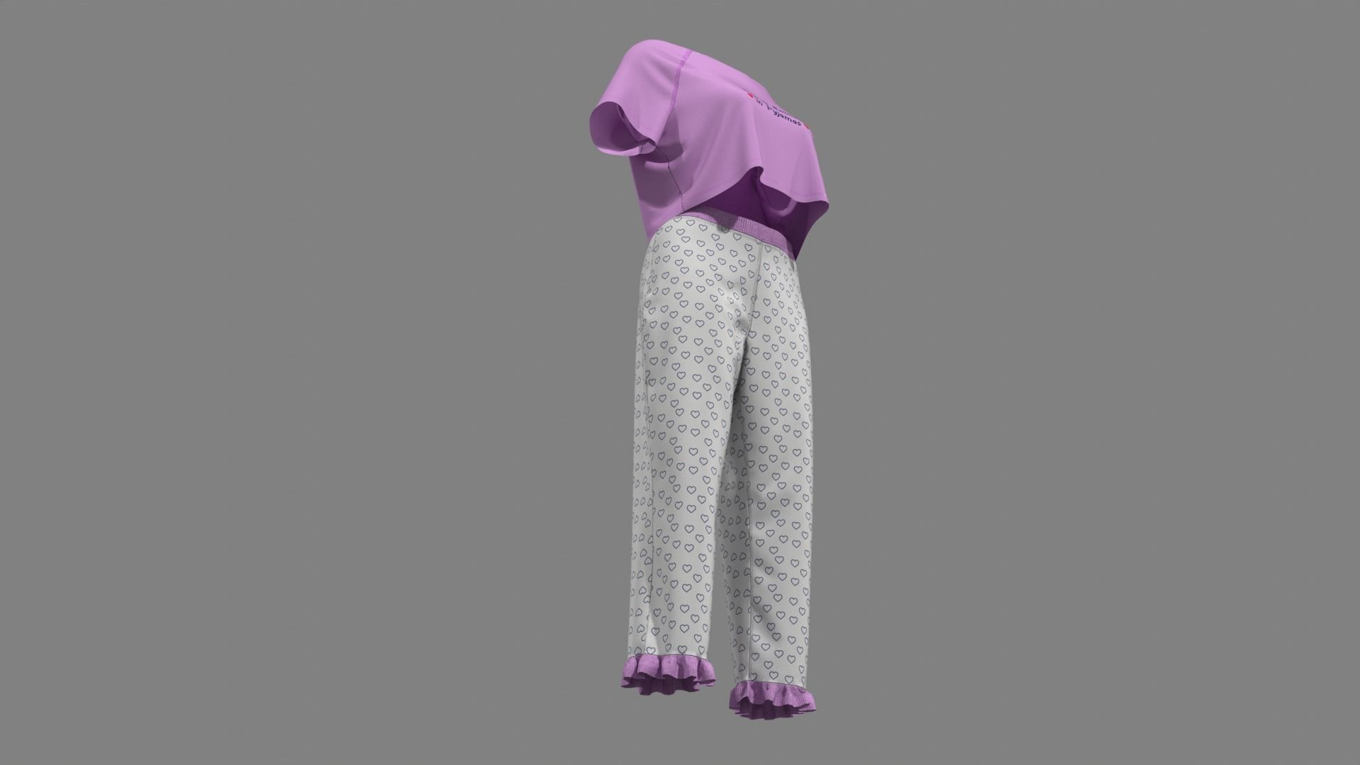 Pyjama 3D model_12