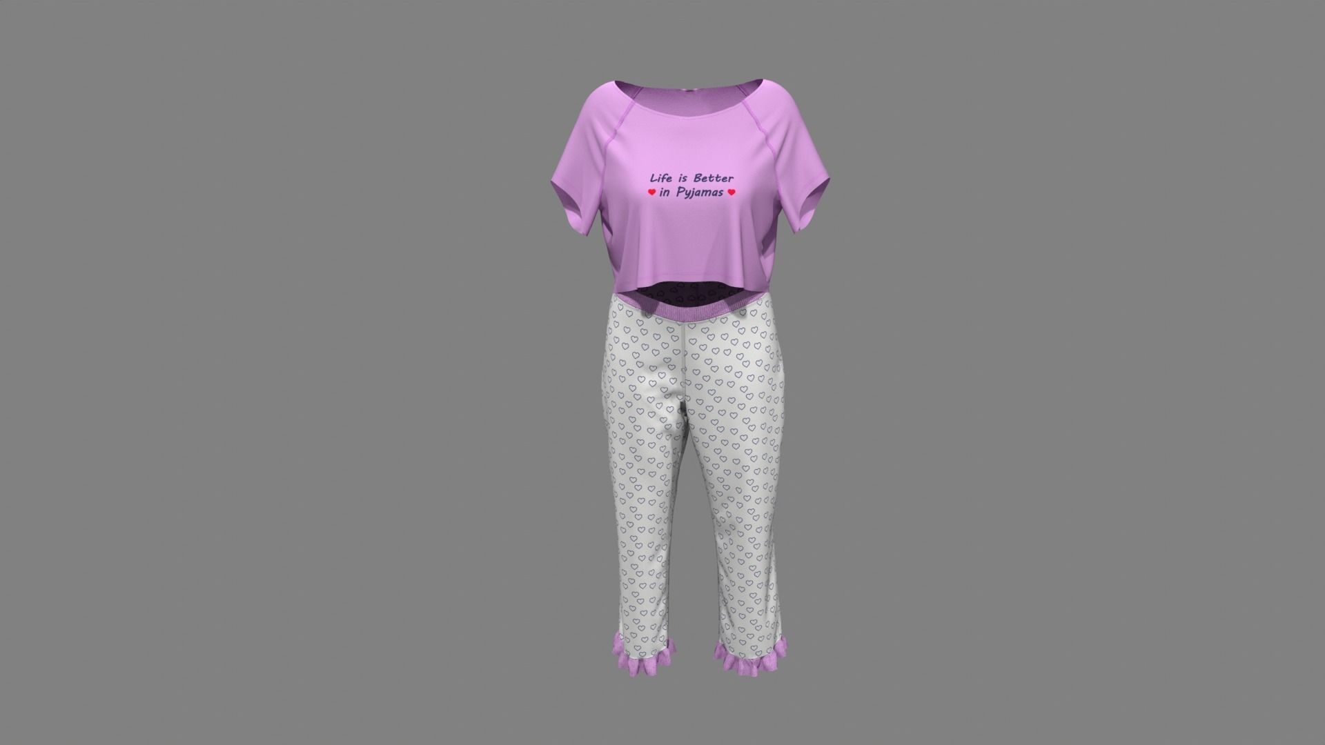 Pyjama 3D model_9
