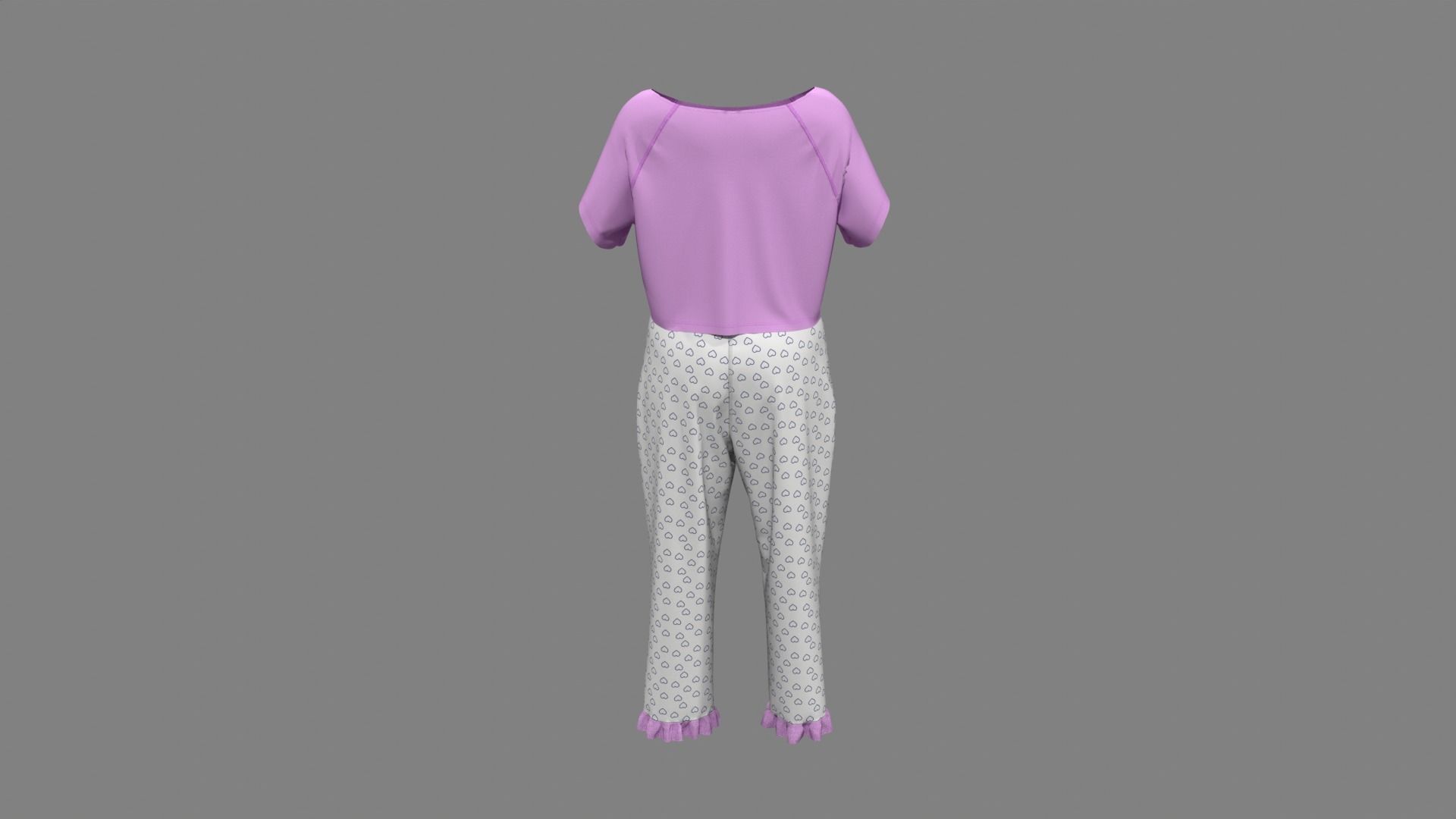 Pyjama 3D model_10