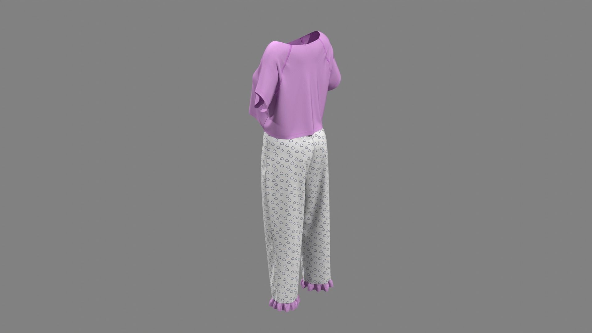 Pyjama 3D model_4