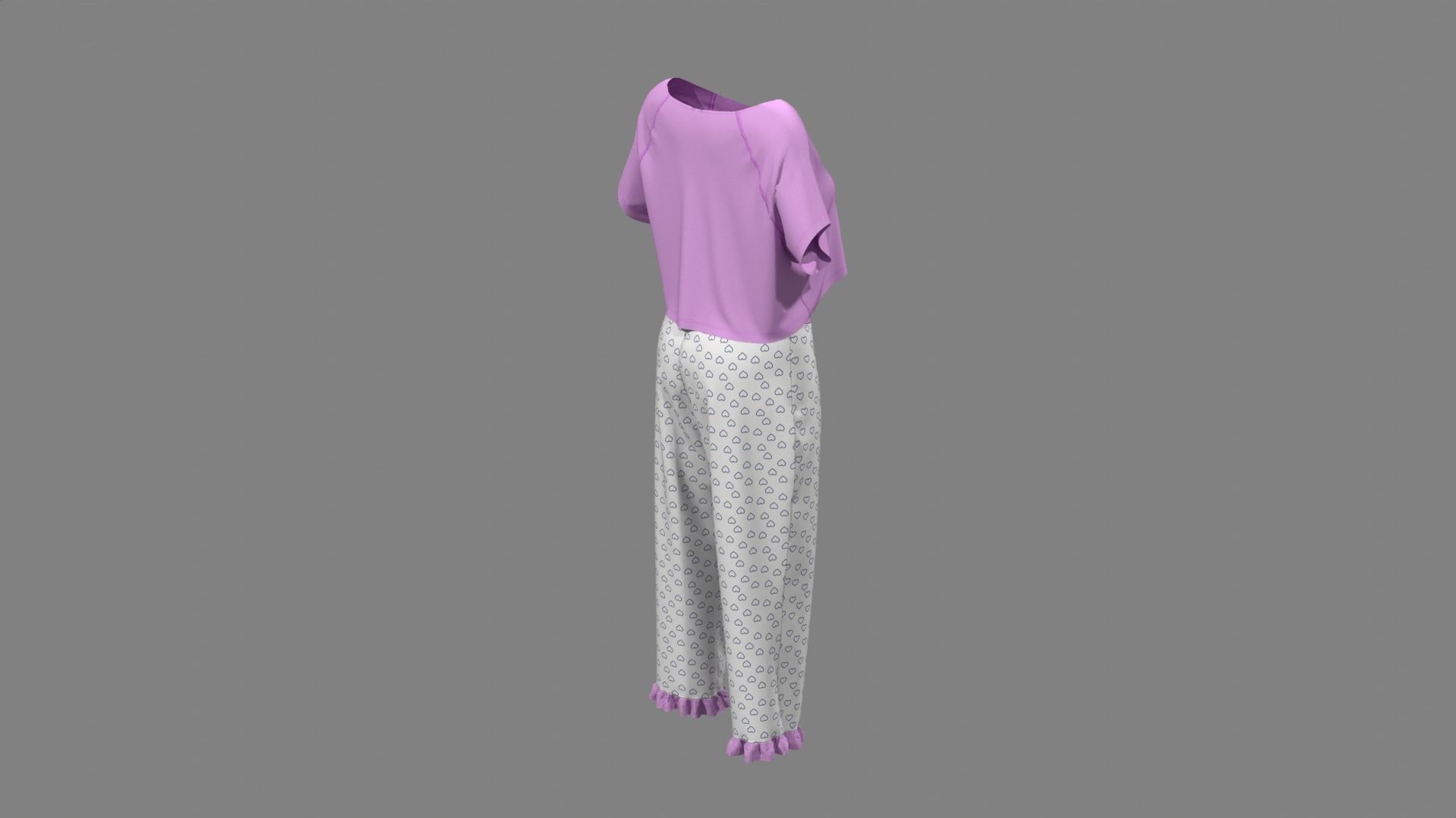 Pyjama 3D model_5