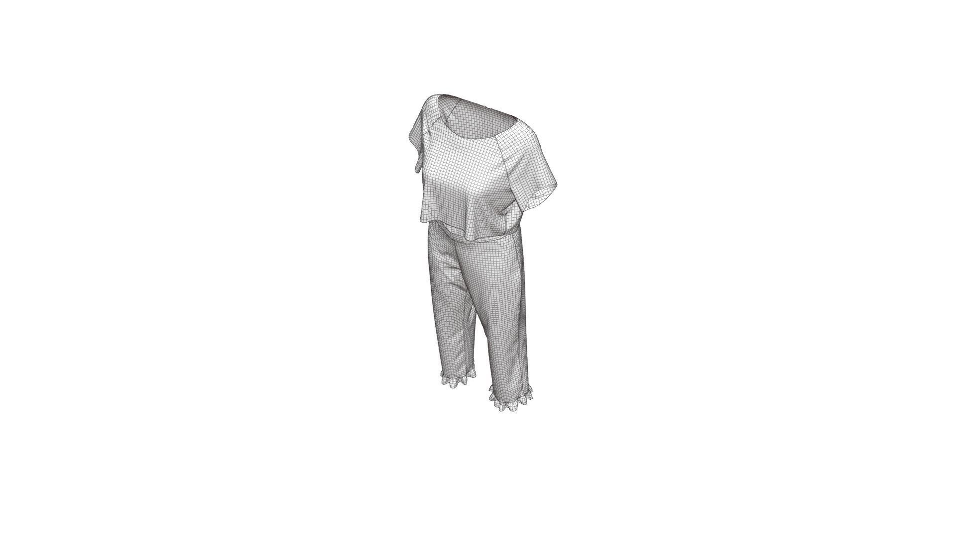 Pyjama 3D model_24