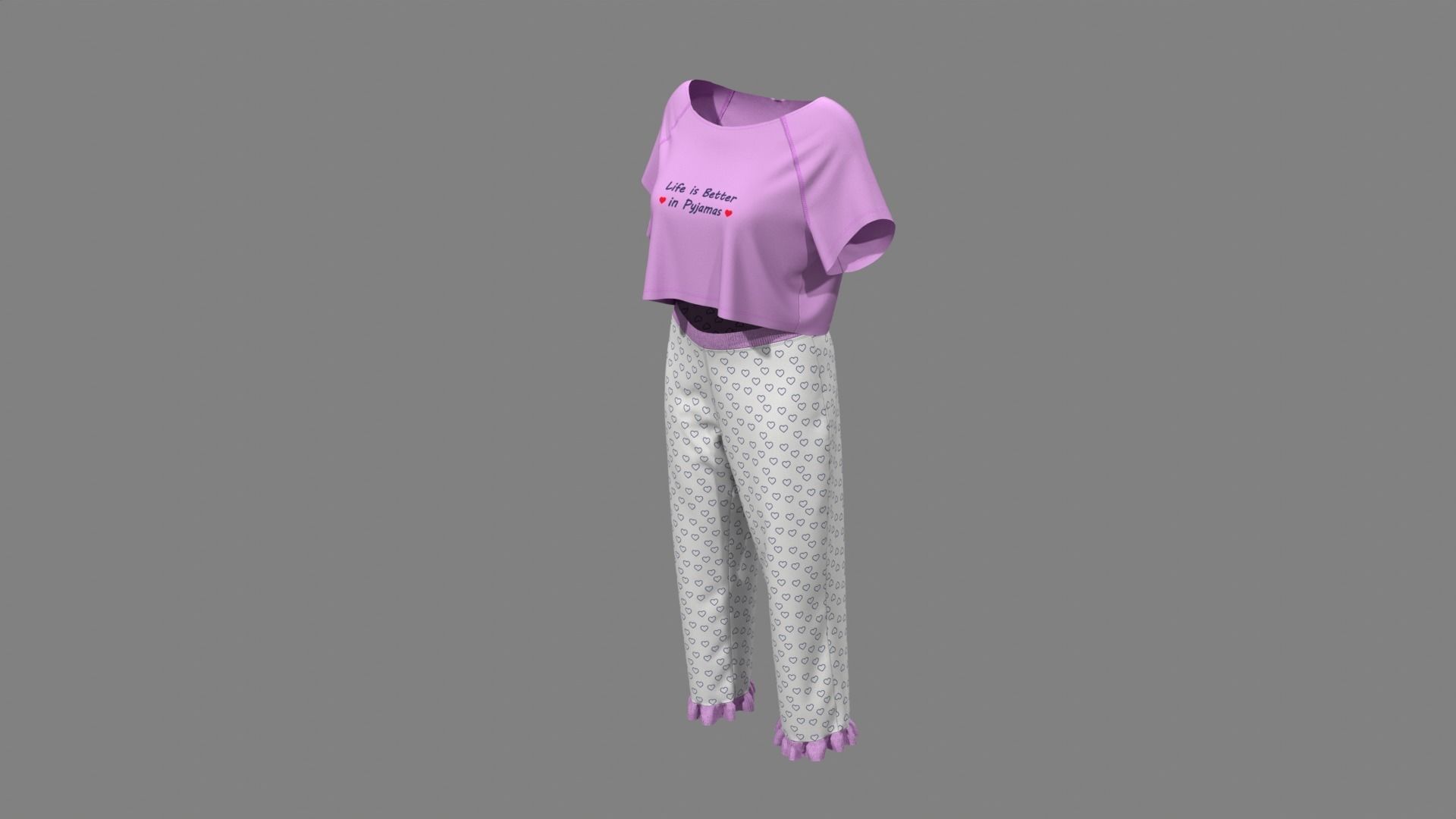 Pyjama 3D model_2