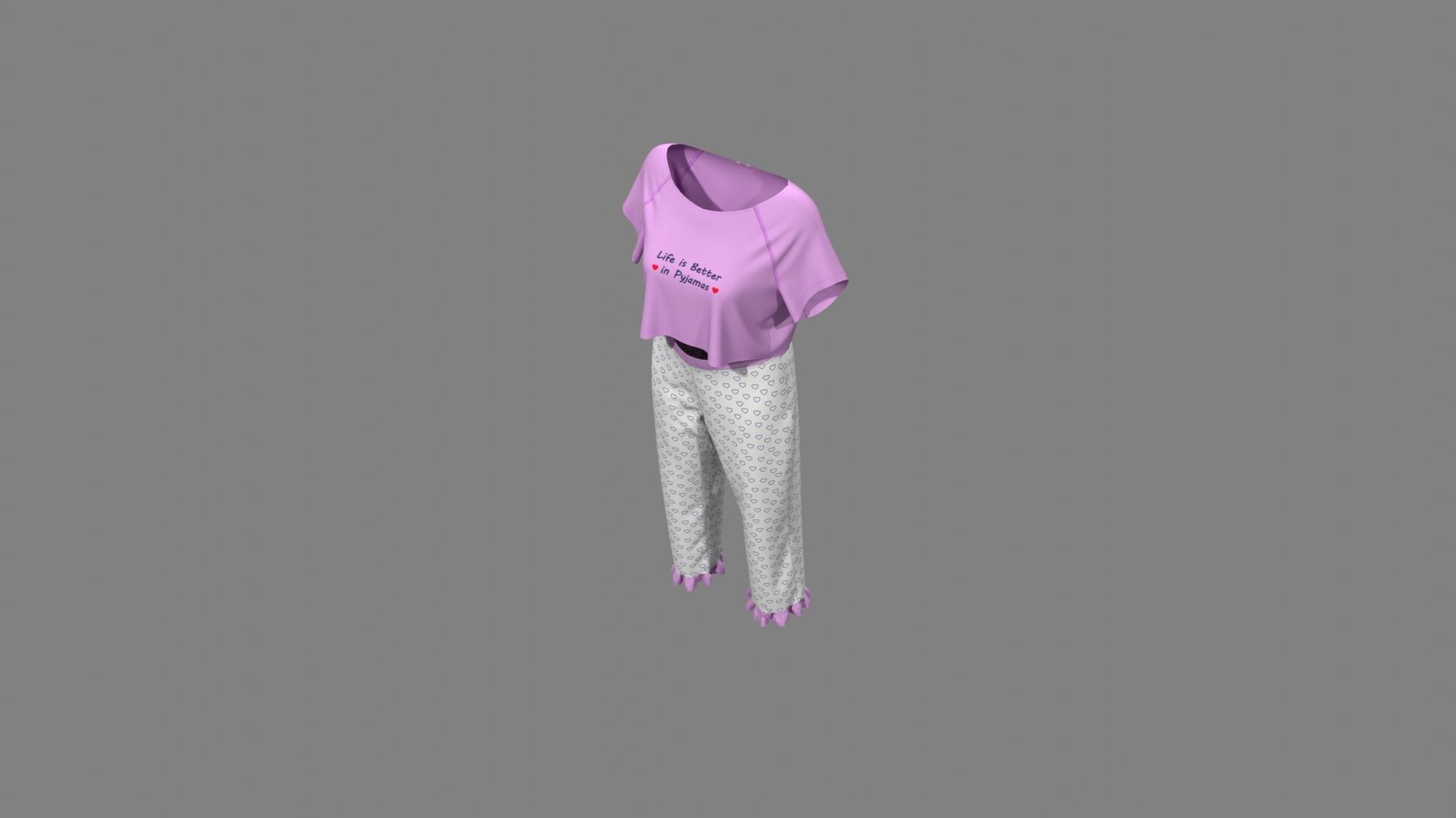 Pyjama 3D model_11
