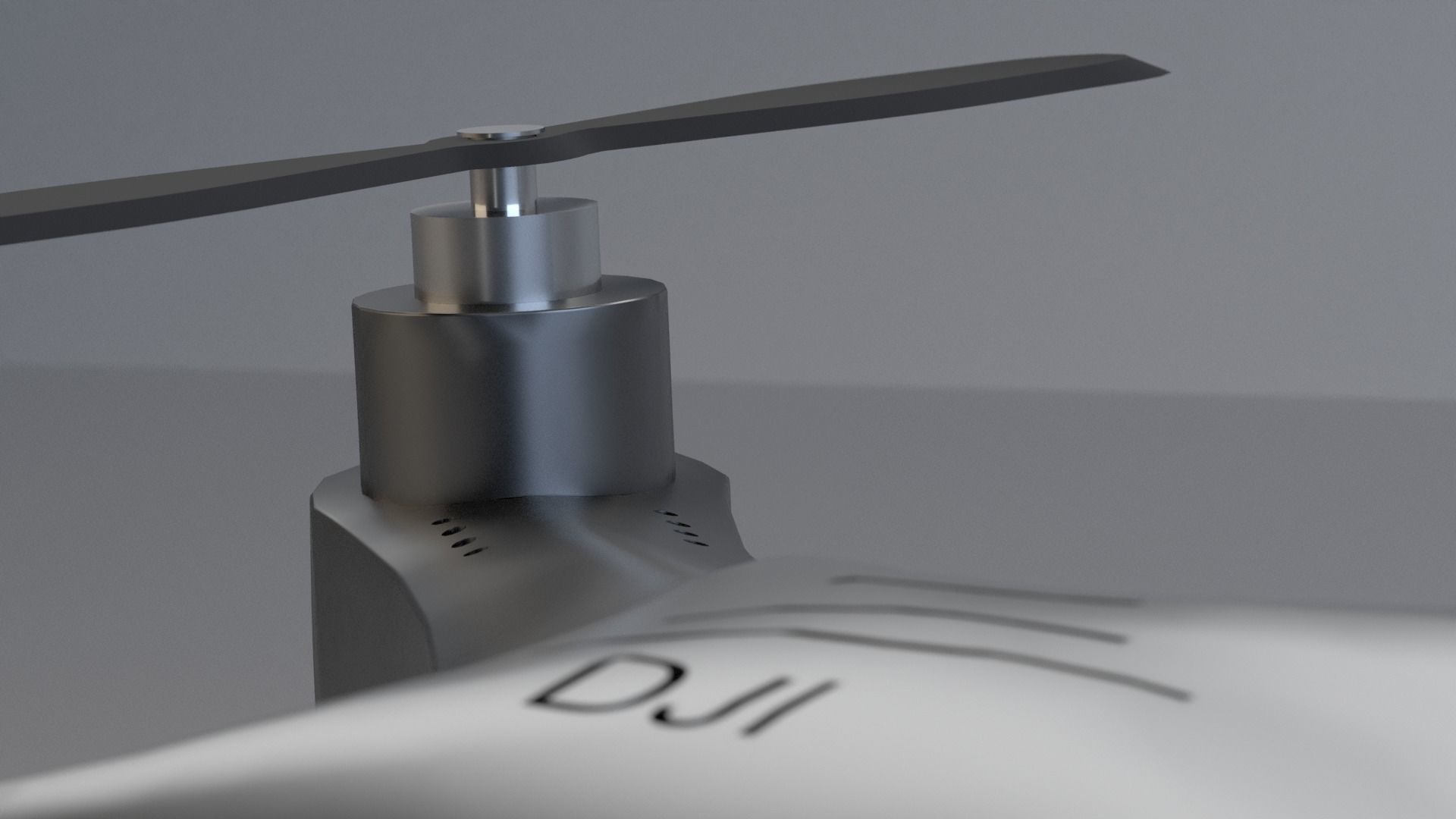 High-Quality 3D Model of a Drone Low-poly 3D model_4