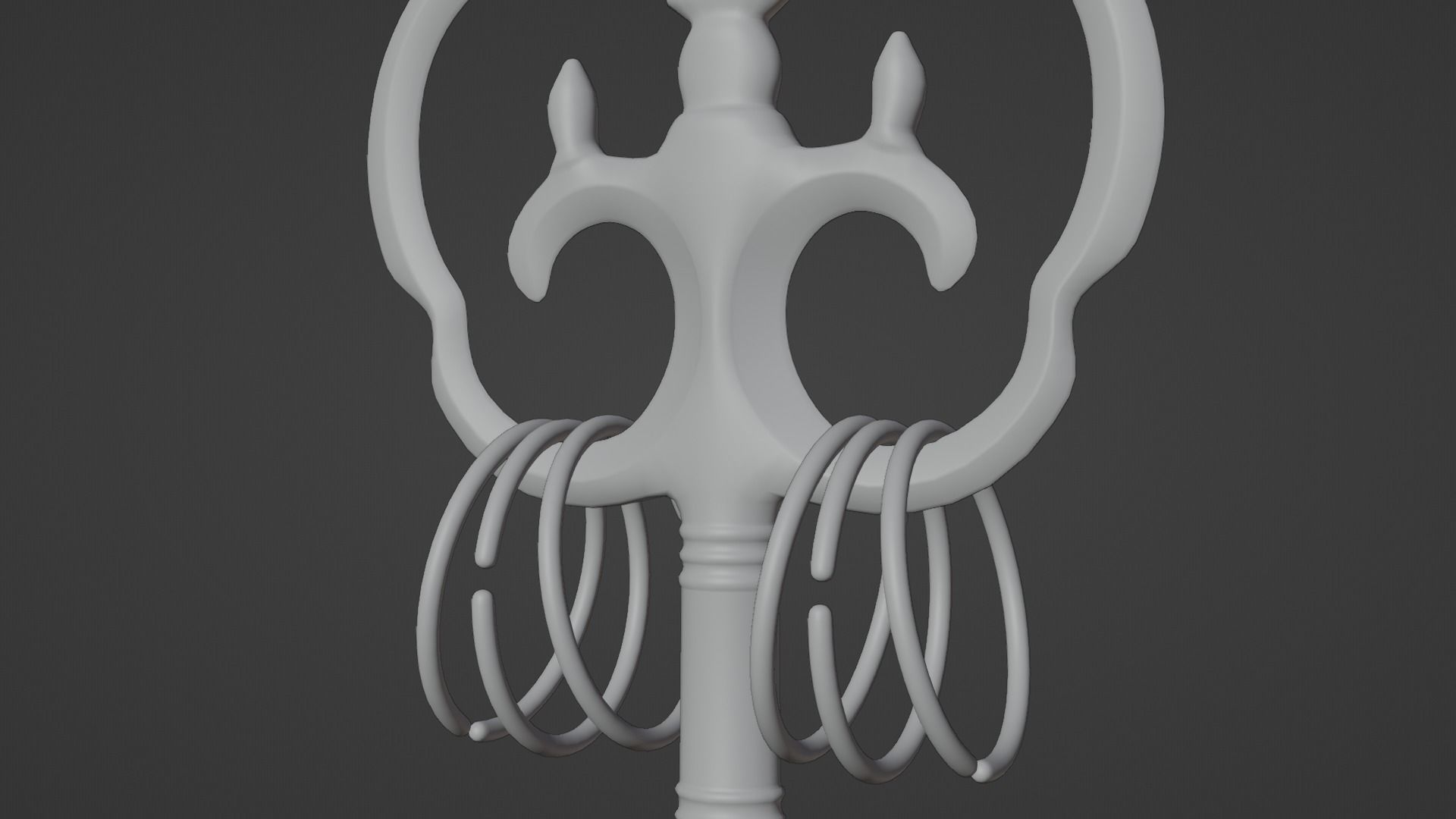 Japanese Priest Staff 3D model_20