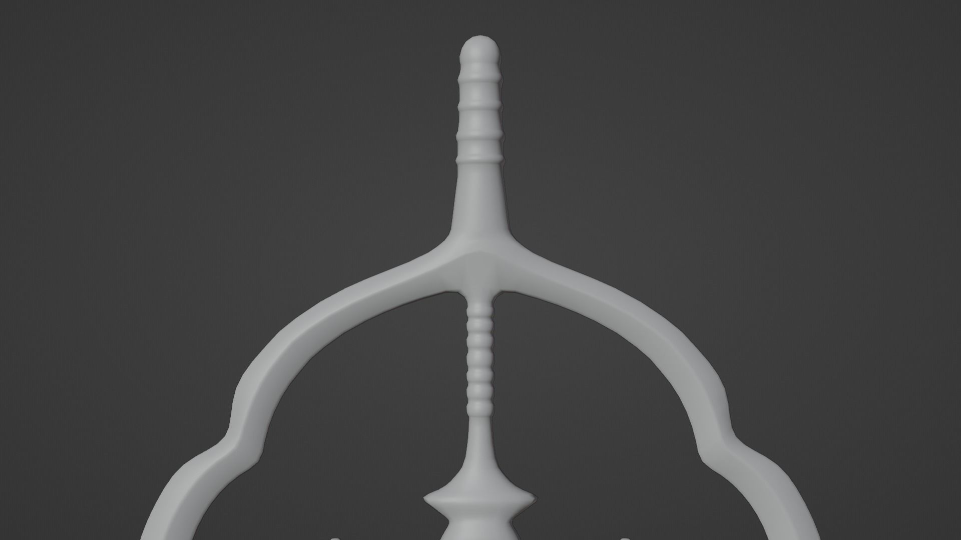 Japanese Priest Staff 3D model_5