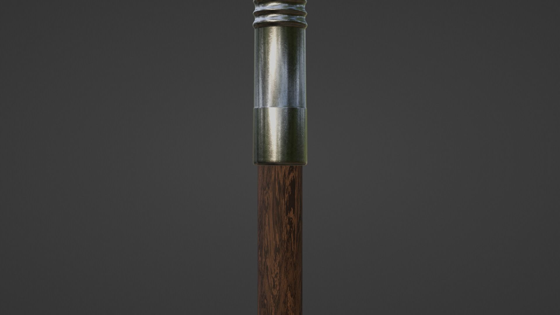 Japanese Priest Staff 3D model_13