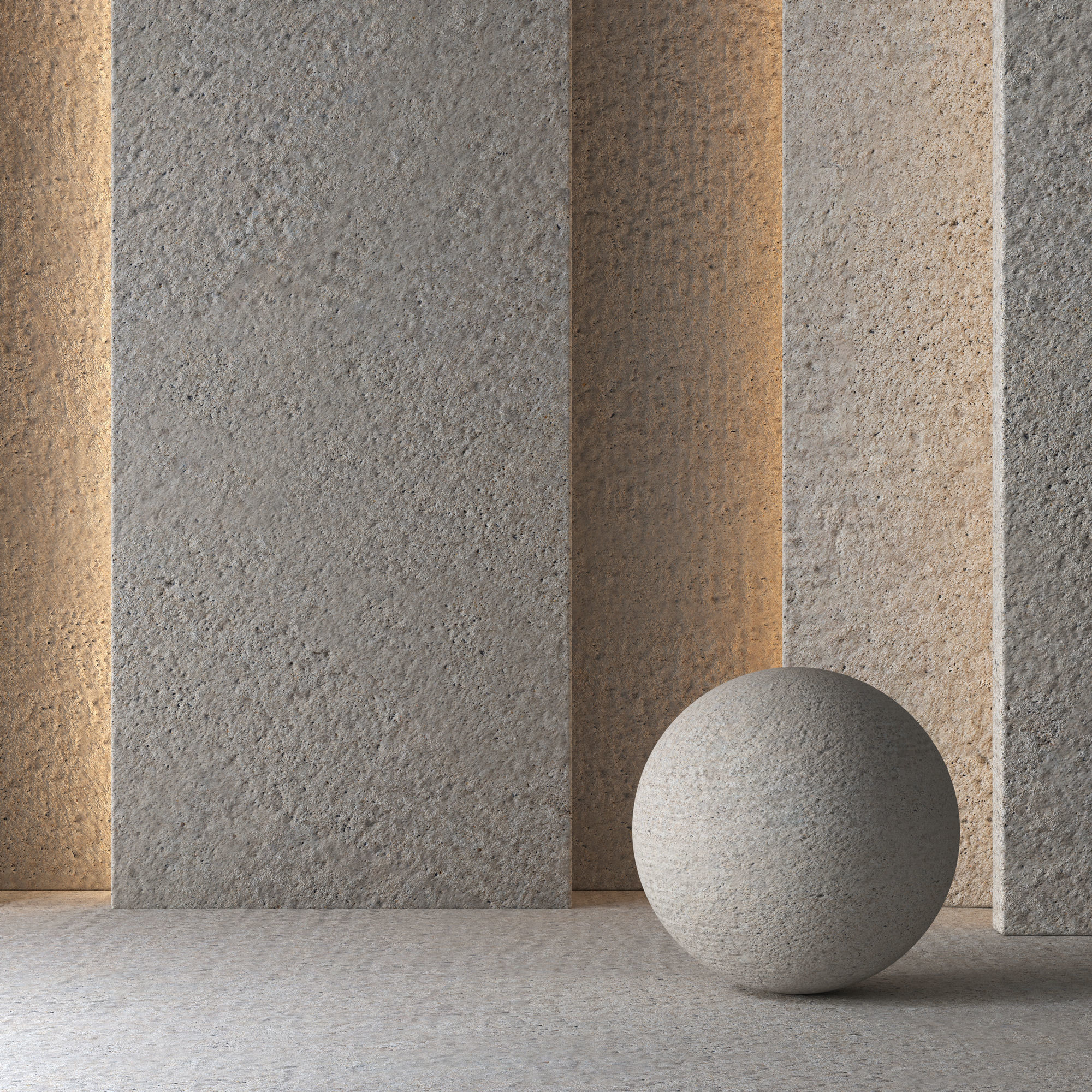 Concrete Material 8K-Seamless - Tileable-No 39 3D model_1