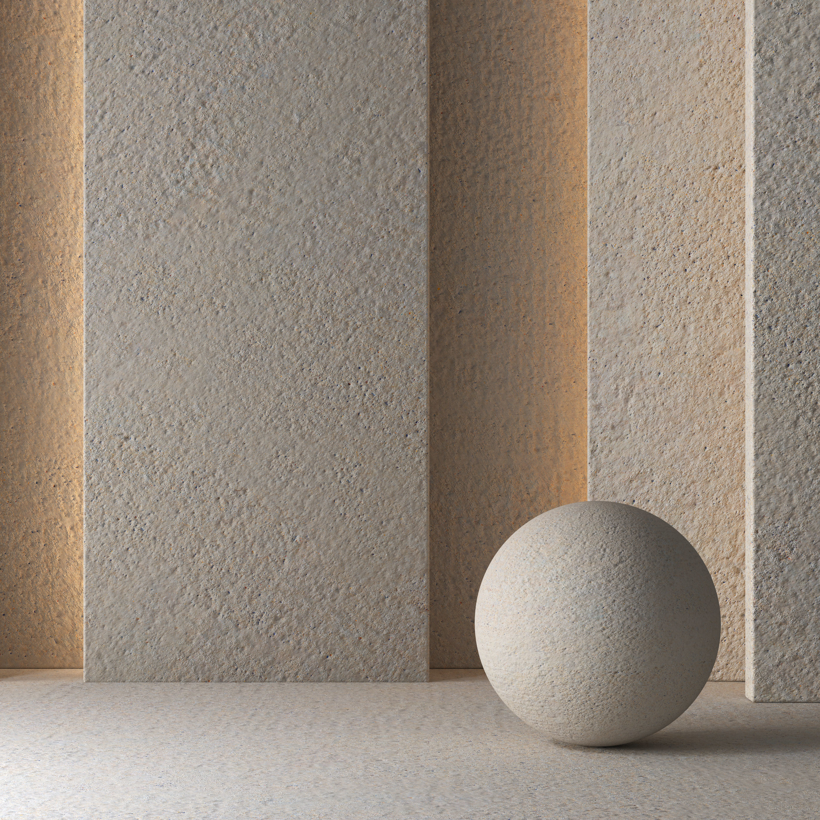 Concrete Material 8K-Seamless - Tileable-No 39 3D model_2