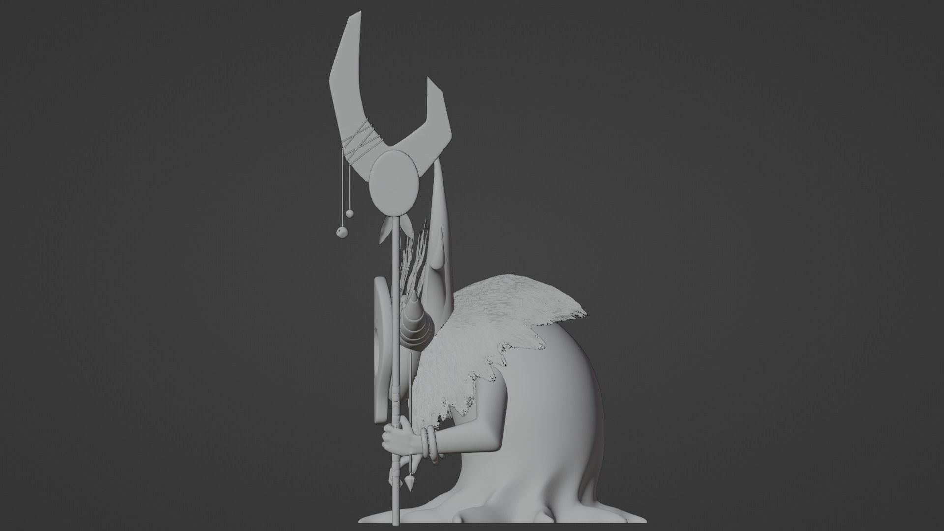 High Poly Shaman 3D model_5